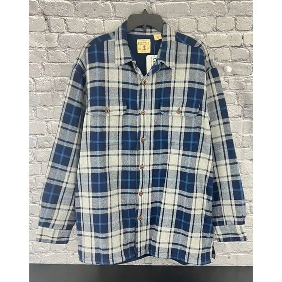 RedHead Fleece Lined Flannel Plaid Long Sleeve Shirt Size XL